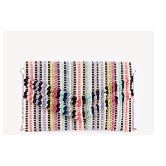 Sole Society Handbags - Sole Society Isadora Multi-colored Clutch NWOT
